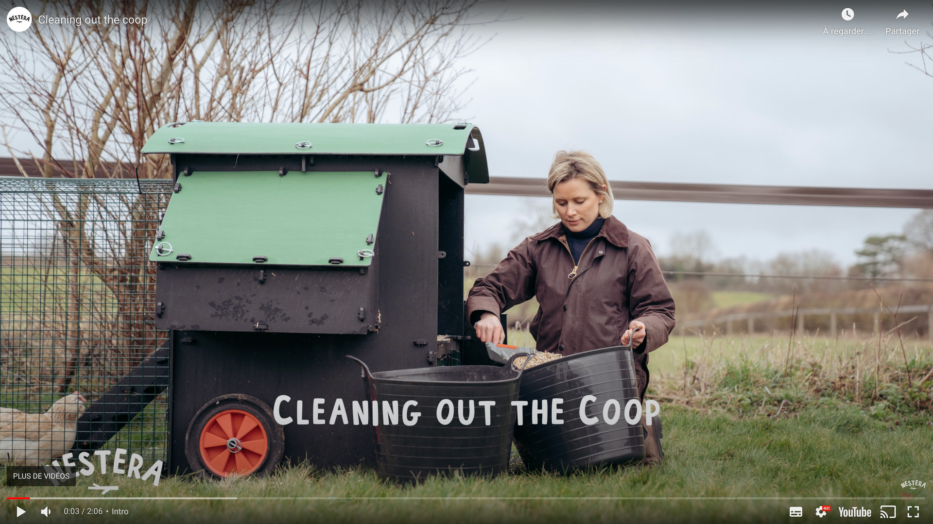 Load video: How to clean a nestera coop